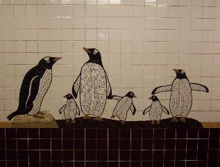 Subway Penguin Mosaic