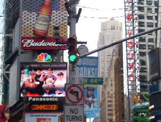 Times Square On TV